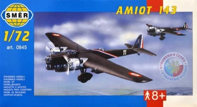 Směr Model letadlo Amiot 143 1:72 (stavebnice letadla) Směr Model letadlo Amiot 143 1:72 (stavebnice letadla)