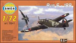 Směr SMĚR Model letadlo Avia S-199 plastová stavebnice letadla 1:72