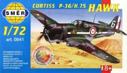 Směr SMĚR Model letadlo Curtiss P-36 1:72 (stavebnice letadla)