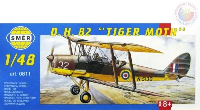 Směr Model letadlo D.H.82 Tiger Moth 1:48 (stavebnice letadla) Směr Model letadlo D.H.82 Tiger Moth 1:48 (stavebnice letadla)