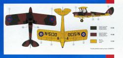 Směr SMĚR Model letadlo D.H.82 Tiger Moth 1:48 (stavebnice letadla)