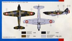 Směr SMĚR Model letadlo Dewoitine D520 1:72 (stavebnice letadla)