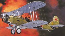 Směr SMĚR Model letadlo dvouplošník Polikarpov Po-2 Kola 1:72 (stavebnice letadla)