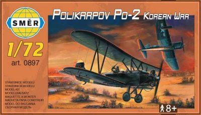 Směr Model letadlo dvouplošník Polikarpov Po-2 Korean War 1:72 (stavebnice letadla) Směr Model letadlo dvouplošník Polikarpov Po-2 Korean War 1:72 (stavebnice letadla)