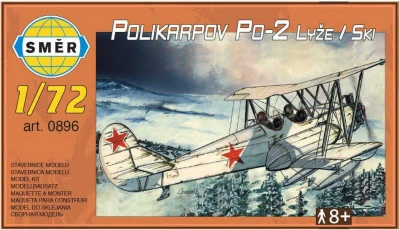Směr Model letadlo dvouplošník Polikarpov Po-2 Lyže 1:72 (stavebnice letadla) Směr Model letadlo dvouplošník Polikarpov Po-2 Lyže 1:72 (stavebnice letadla)