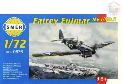 Směr Model letadlo Fairey Fulmar MkI/II 1:72 (stavebnice letadla) Směr Model letadlo Fairey Fulmar MkI/II 1:72 (stavebnice letadla)