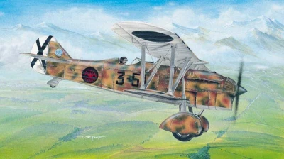 Směr Model letadlo Fiat C.R.32 Frecia 1:48 (stavebnice letadla)