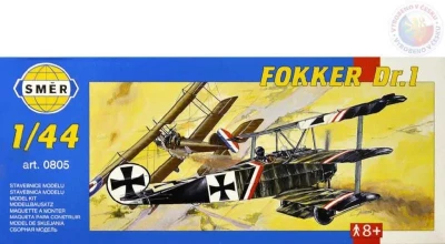 Směr Model letadlo Fokker Dr.1 1:44 (stavebnice letadla) Směr Model letadlo Fokker Dr.1 1:44 (stavebnice letadla)
