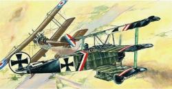 Směr SMĚR Model letadlo Fokker Dr.1 1:44 (stavebnice letadla)