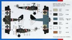 Směr SMĚR Model letadlo Fokker Dr.I 1:72 (stavebnice letadla)