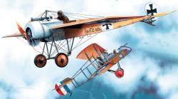 Směr SMĚR Model letadlo Fokker E.III 1:72 (stavebnice letadla)