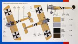 Směr SMĚR Model letadlo Fokker E.III 1:72 (stavebnice letadla)