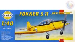 Směr SMĚR Model letadlo Fokker S11 Inst 1:40 (stavebnice letadla)