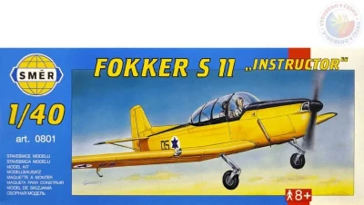 Směr Model letadlo Fokker S11 Inst 1:40 (stavebnice letadla) Směr Model letadlo Fokker S11 Inst 1:40 (stavebnice letadla)