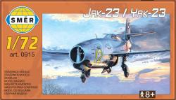 Směr SMĚR Model letadlo Jakovlev Jak 23 plastová stavebnice letadla 1:72