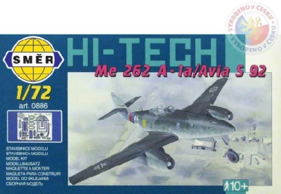 Směr Model letadlo Messerschmitt Me 262 A (stavebnice letadla) Směr Model letadlo Messerschmitt Me 262 A (stavebnice letadla)