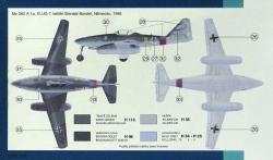 Směr SMĚR Model letadlo Messerschmitt Me 262 A (stavebnice letadla)