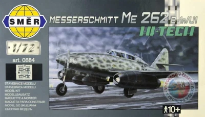 Směr Model letadlo Messerschmitt Me 262 B 1:72 (stavebnice letadla) Směr Model letadlo Messerschmitt Me 262 B 1:72 (stavebnice letadla)