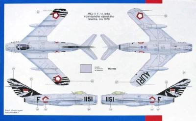 Směr Model letadlo Mig 17 F 1:48 (stavebnice letadla)