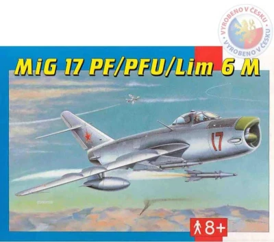 Směr Model letadlo MIG-17 PF/PFU 1:48 (stavebnice letadla) Směr Model letadlo MIG-17 PF/PFU 1:48 (stavebnice letadla)