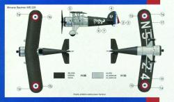Směr SMĚR Model letadlo Morane Saulnier MS 225 1:72 (stavebnice letadla)
