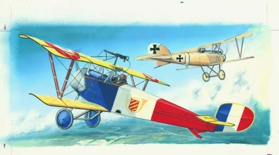 Směr Model letadlo Nieuport 11/16 1:48 (stavebnice letadla)