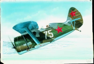 Směr Model letadlo Polikarpov I153 1:72 (stavebnice letadla)