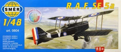 Směr Model letadlo R.A.F.SE 5a Scout 1:48 (stavebnice letadla) Směr Model letadlo R.A.F.SE 5a Scout 1:48 (stavebnice letadla)