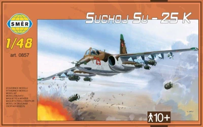 Směr Model letadlo Suchoj Su-25 K plastová stavebnice letadla 1:48 Směr Model letadlo Suchoj Su-25 K plastová stavebnice letadla 1:48