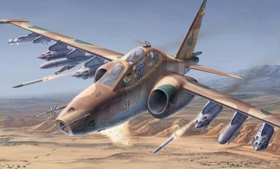 Směr Model letadlo Suchoj SU-25 UB/UBK plastová stavebnice letadla 1:48