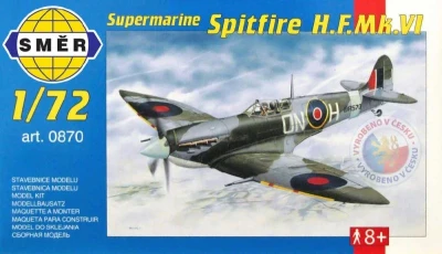 Směr Model letadlo Sup.Spitfire 1:72 (stavebnice letadla) Směr Model letadlo Sup.Spitfire 1:72 (stavebnice letadla)