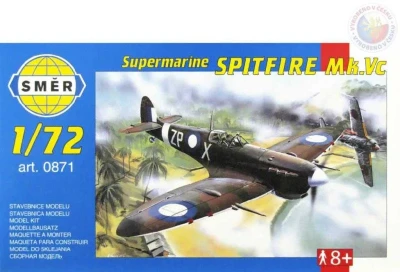 Směr Model letadlo Supermarine Spitfire 1:72 (stavebnice letadla) Směr Model letadlo Supermarine Spitfire 1:72 (stavebnice letadla)