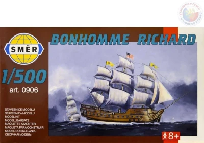 Směr Model loď Bonhomme Richard 1:500 (stavebnice lodě) Směr Model loď Bonhomme Richard 1:500 (stavebnice lodě)
