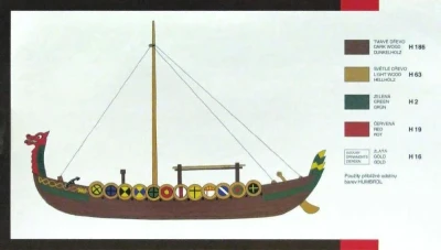 Směr Model loď Viking 1:60 (stavebnice lodě)