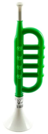 Směr Trumpeta retro dětská zelená plast (hudební nástroje)