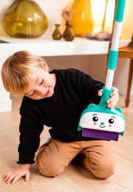 Smeták + lopatka baby uklízecí set Silly Sam s doplňky na baterie Zvuk