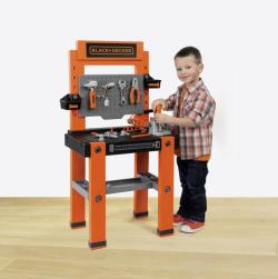 Smoby B+D Bricolo dílna set pracovní stůl + dětské nářadí malý kutil