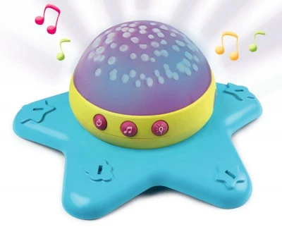 Smoby Baby Cotoons hudební kolotoč 2v1 na baterie Světlo Zvuk pro miminko