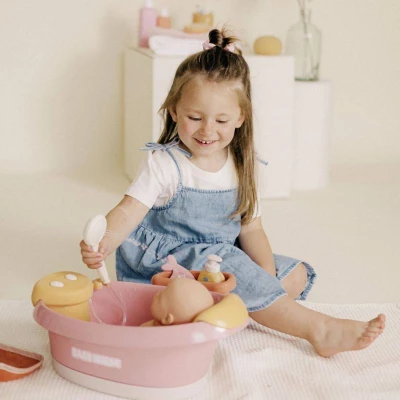 Smoby Baby Nurse Vanička pro panenky s příslušenstvím, elektronická