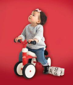 Smoby Baby odrážedlo Rookie červené odstrkovadlo s košíkem