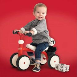 Smoby Baby odrážedlo Rookie červené odstrkovadlo s košíkem