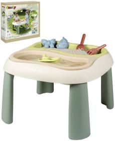 Smoby Baby stoleček na písek a vodu herní set s formičkami a nástroji