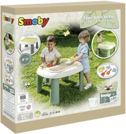 Smoby Baby stoleček na písek a vodu herní set s formičkami a nástroji