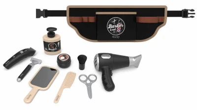 Smoby Barber sada na holení a stříhání pás s doplňky na baterie Světlo Zvuk