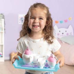 Smoby Čajový set dětské barevné nádobíčko s tácem Gabbys Dollhouse