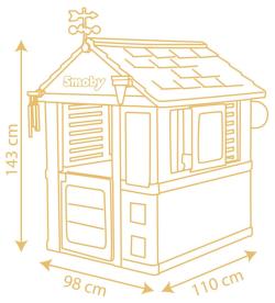 Smoby Domeček baby meteostanice rozšiřitelný set s doplňky