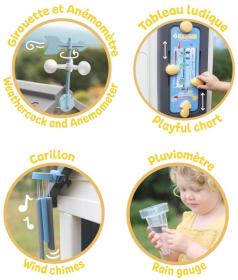 Smoby Domeček baby meteostanice rozšiřitelný set s doplňky