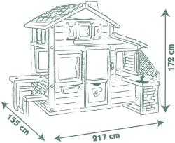 Smoby Domeček zahradní s kuchyní rozšiřitelný set s doplňky na baterie Zvuk