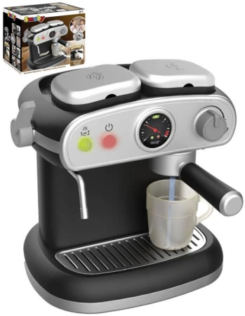 Smoby Espresso kávovar dětský presovač na baterie Světlo Zvuk Smoby Espresso kávovar dětský presovač na baterie Světlo Zvuk