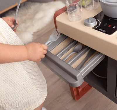 Smoby Kuchyňka elektronická dětské kuchyňské studio na baterie Zvuk